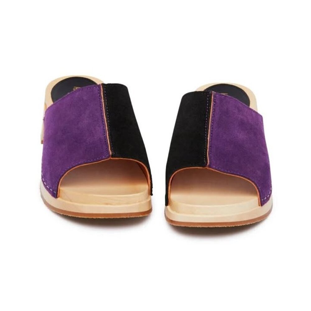 swedish hasbeens Combo Clog Color: Nero/Viola SAVE $150.00 - Picture 7 of 14